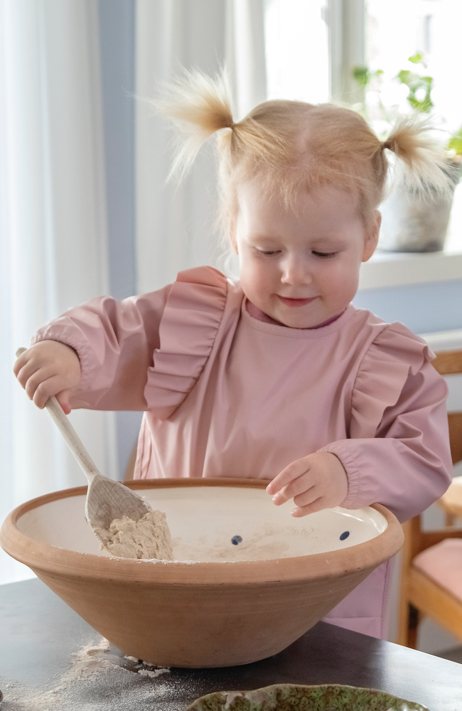 Sleeve Bib - Blossom Pink