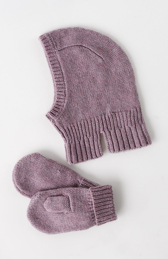 Isa Wool Mittens - Lavender Mist