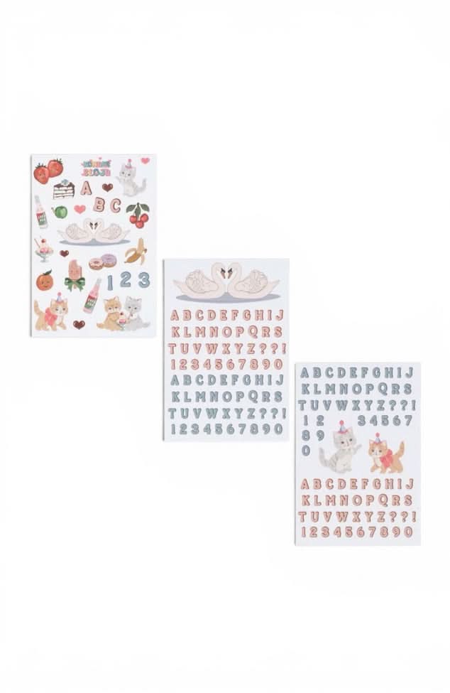 Back To School Stickers - Swan