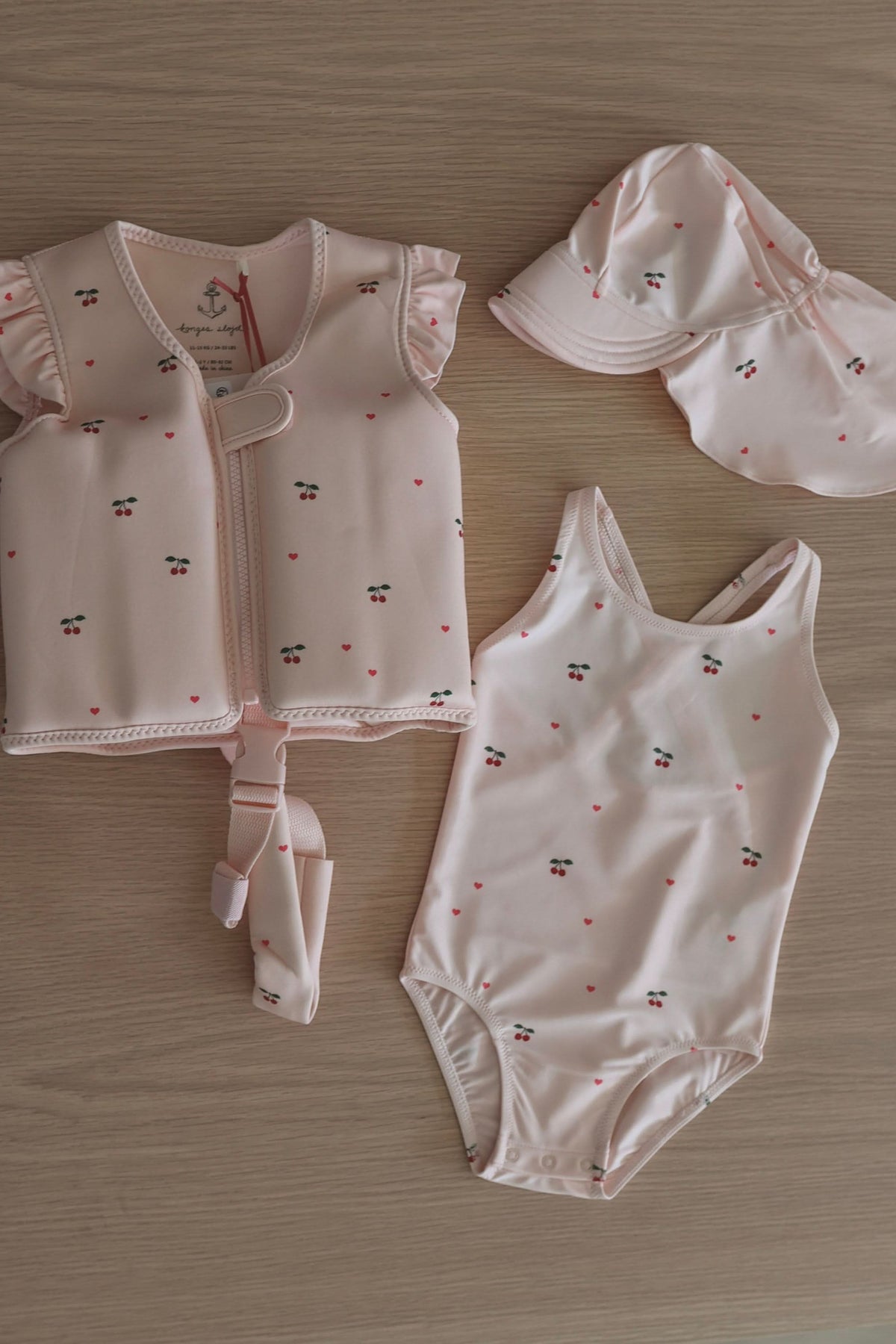 Merle Swimsuit - Cherry Coeur Rose