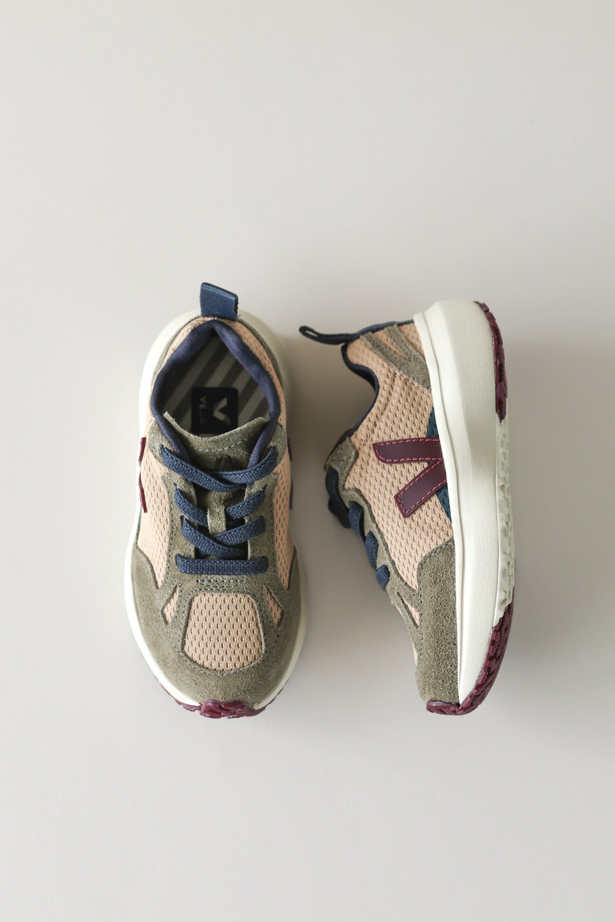 Bonpoint x Veja Canary Fabric Sneakers - Sahara Amarante