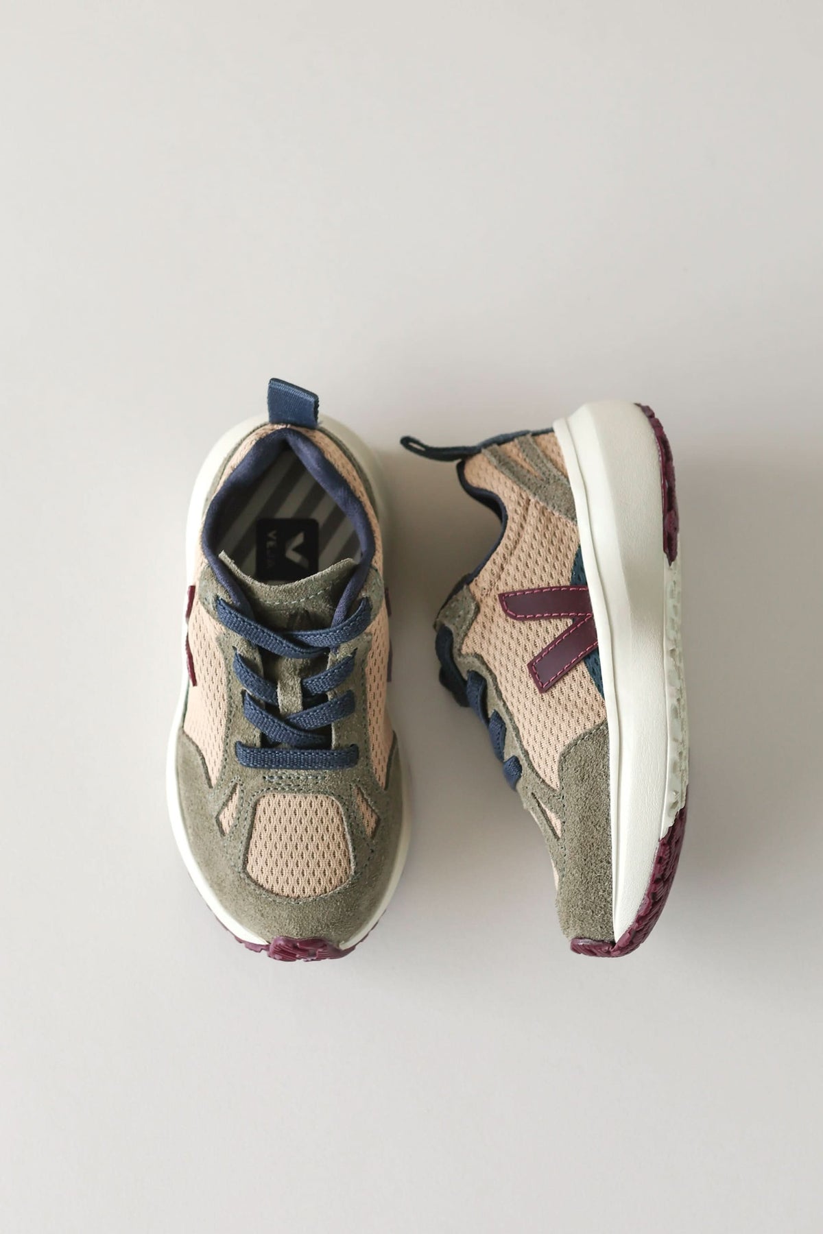 Bonpoint x Veja Canary Fabric Sneakers - Sahara Amarante