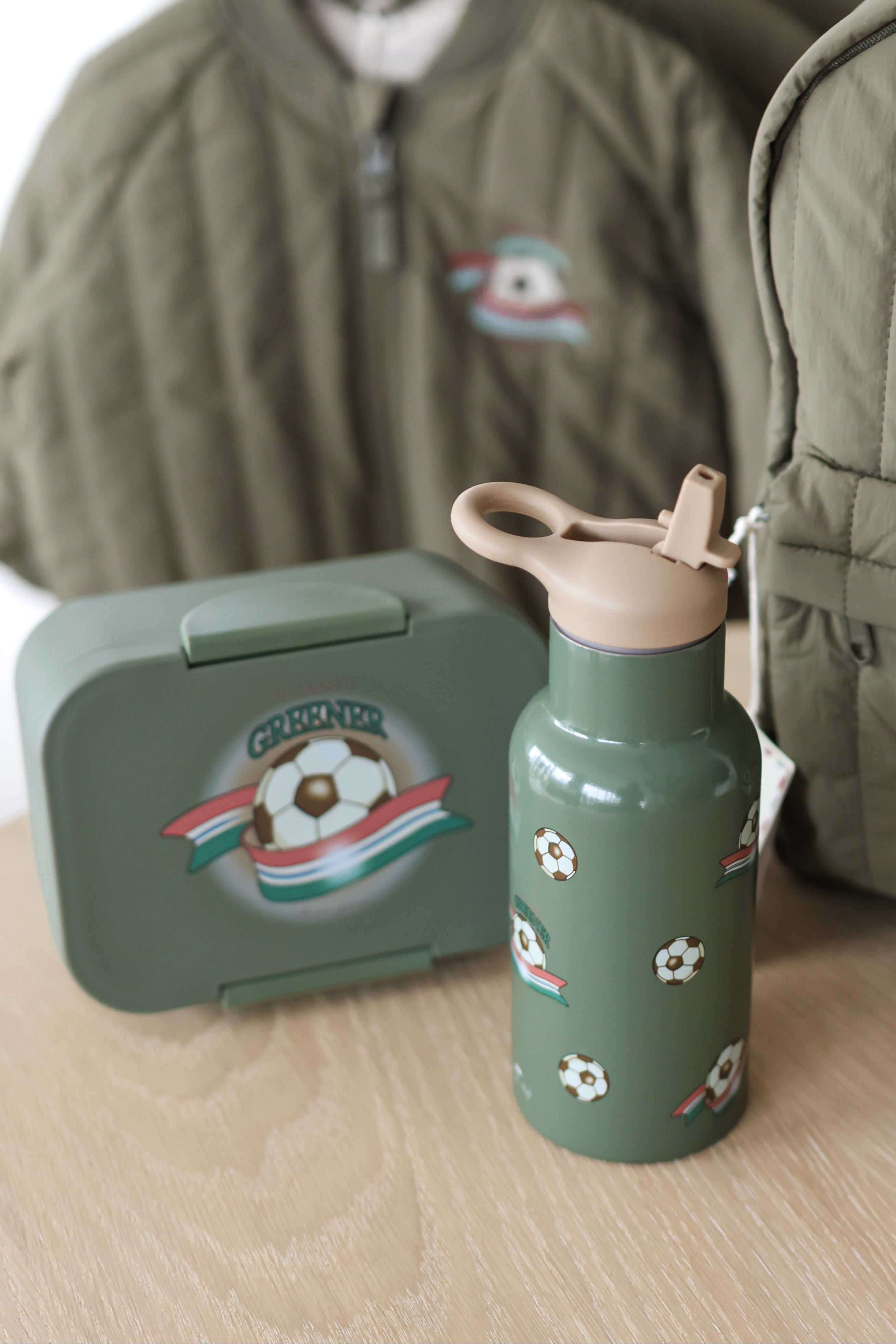Thermo Bottle - Green/Kick It