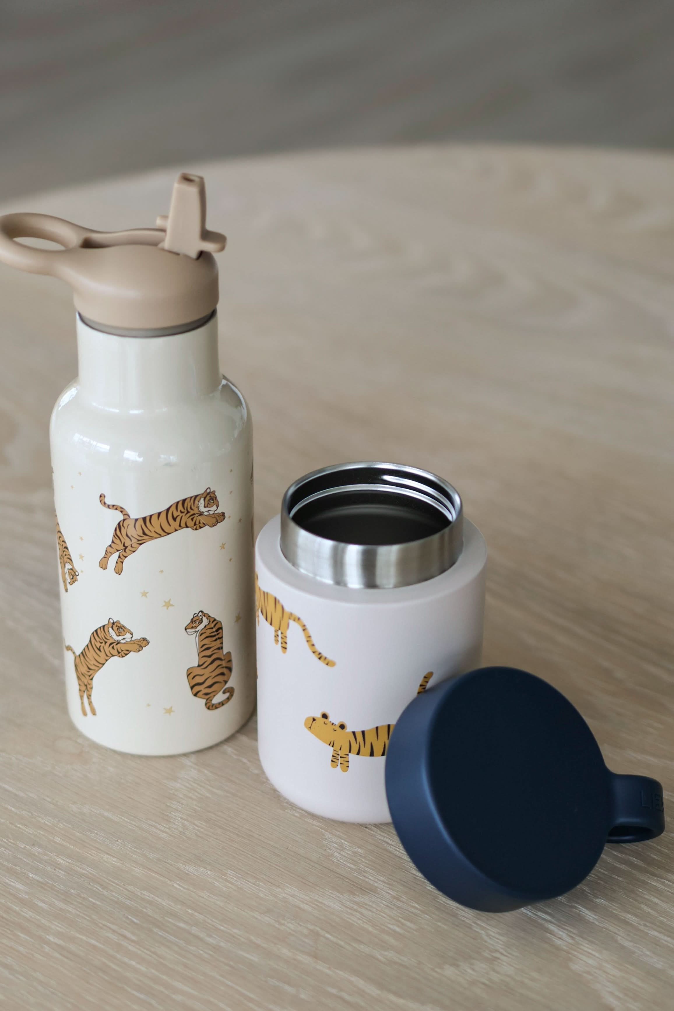 Kiani Printed Food Jar - Tiger / Sandy