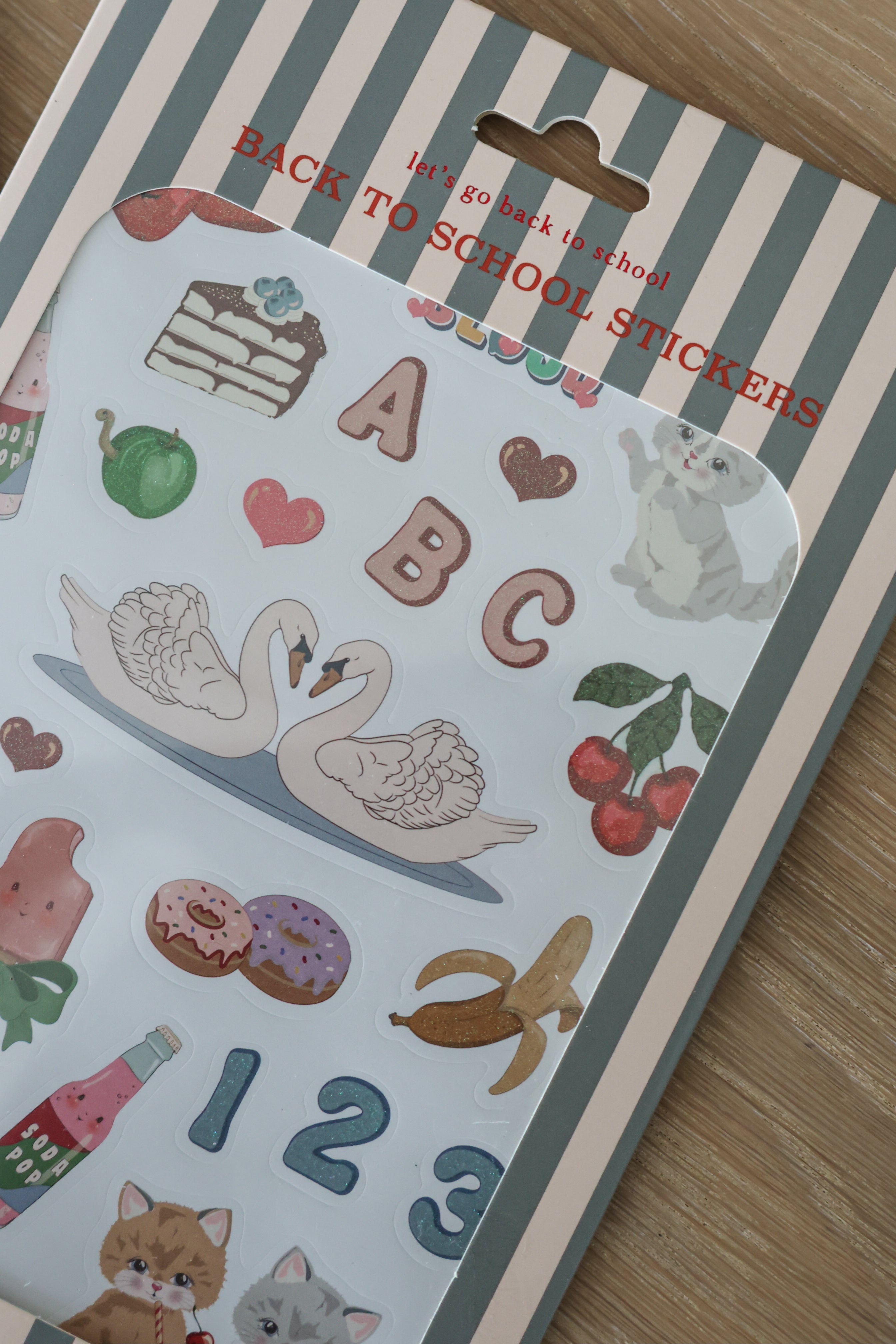 Back To School Stickers - Swan