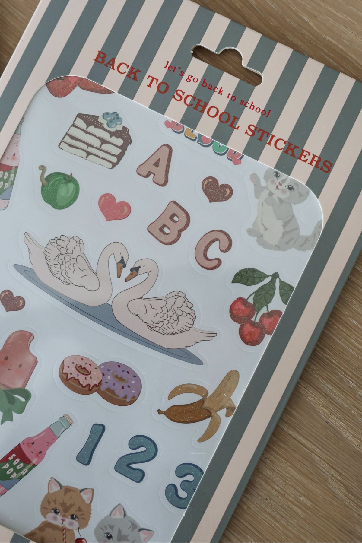 Back To School Stickers - Swan