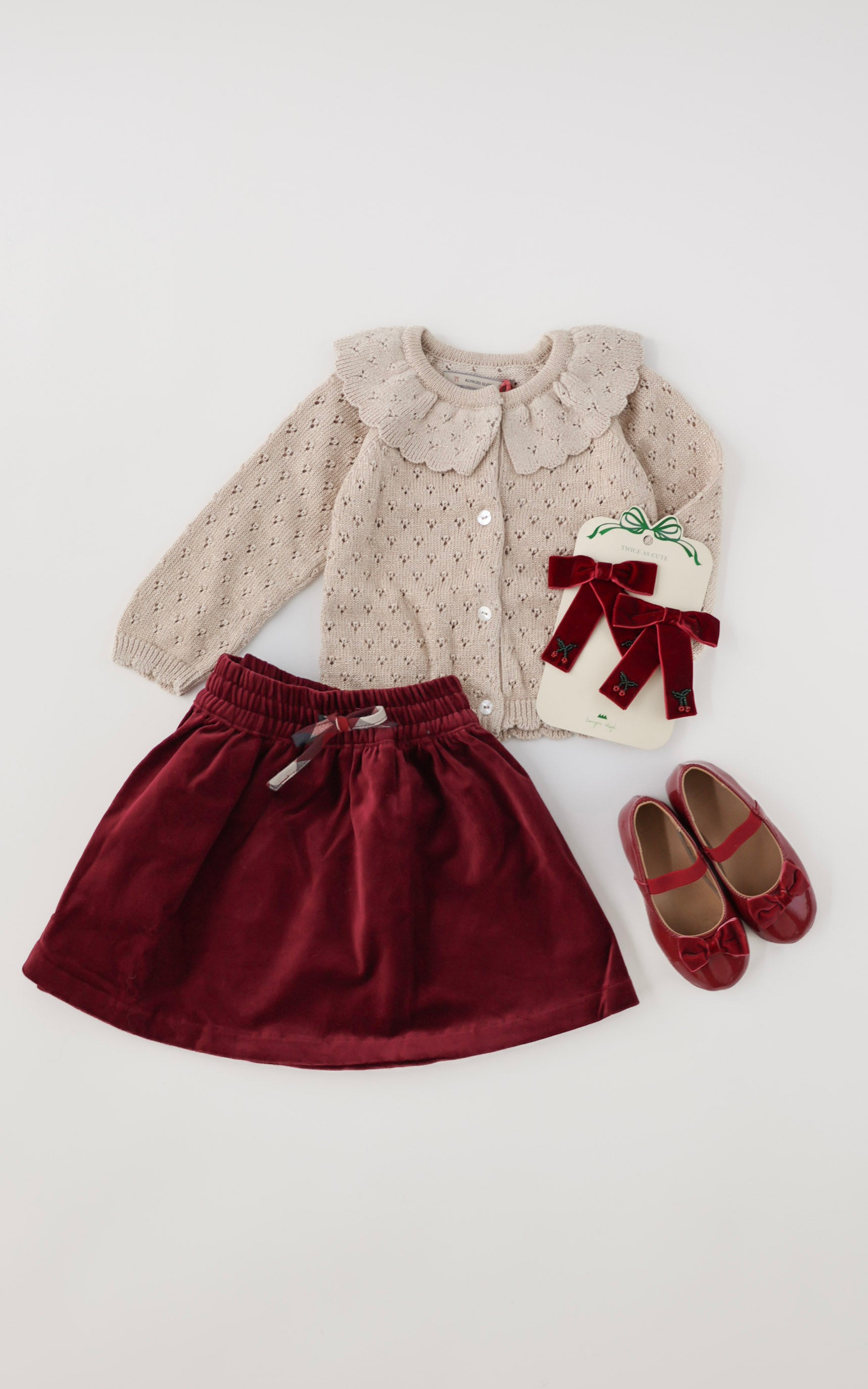 Holiday Knit Cardigan - Buttercream