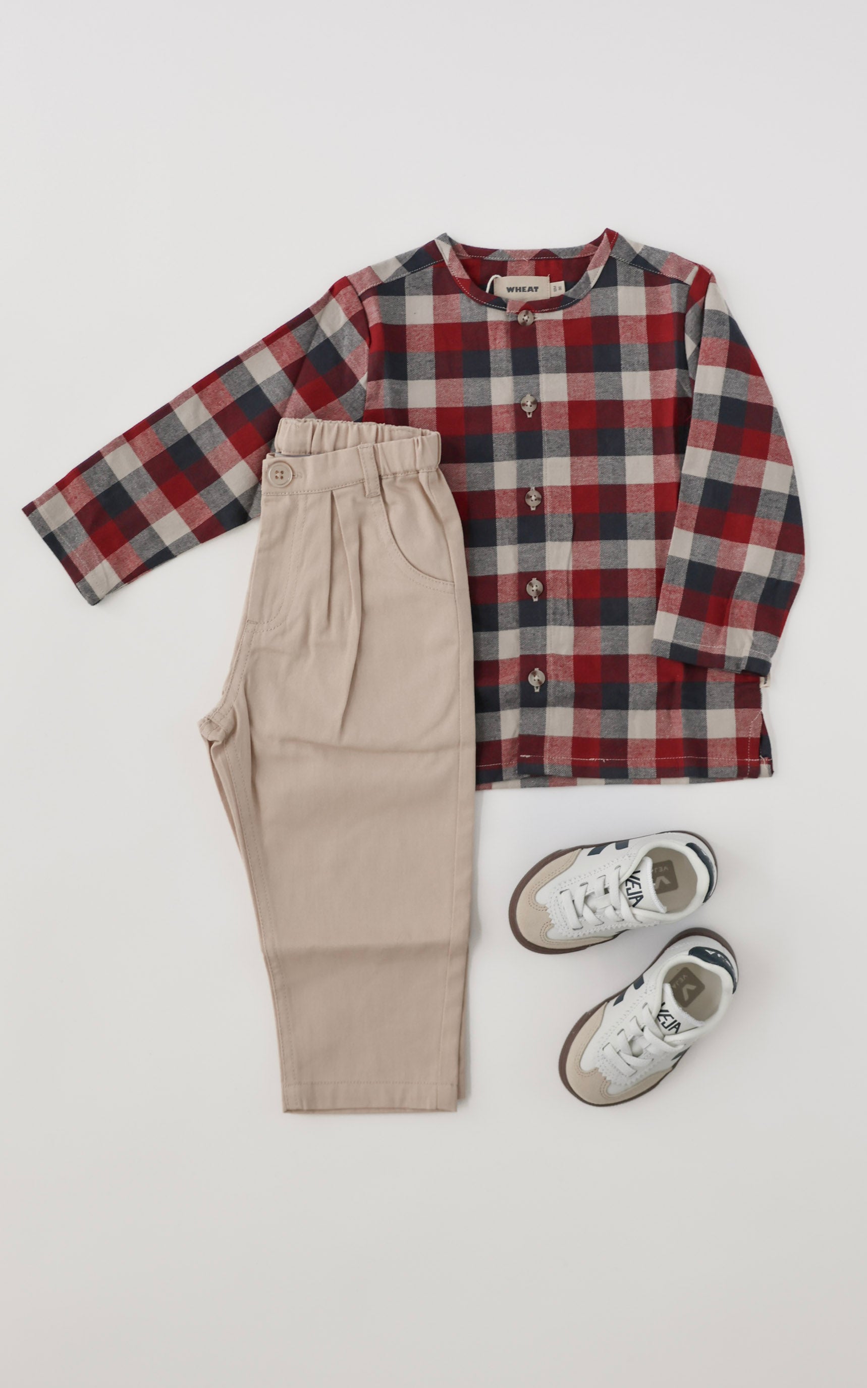 Shirt Shelby - Red Blue Check st.74-92