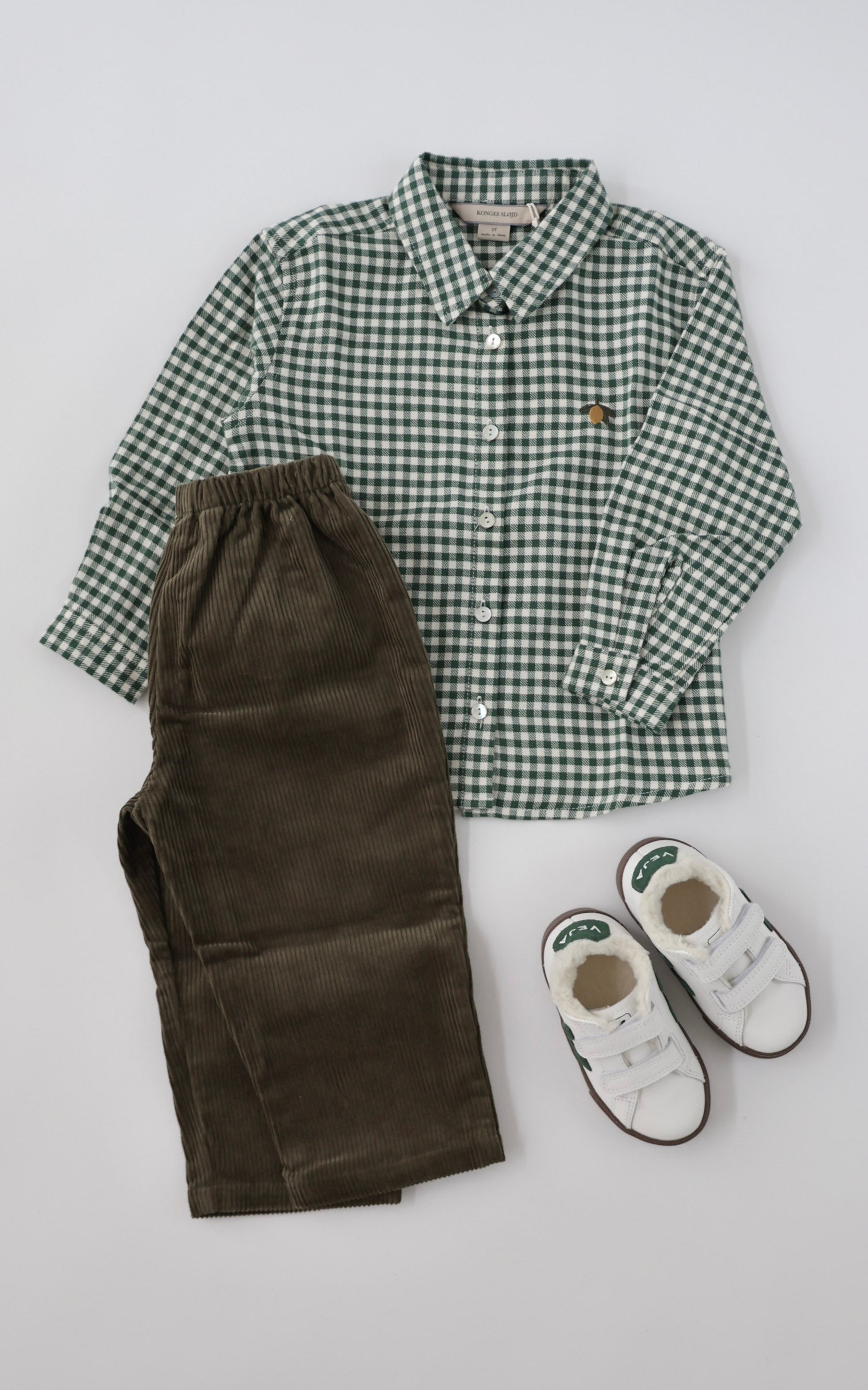 Foret LS Shirt - Green Check