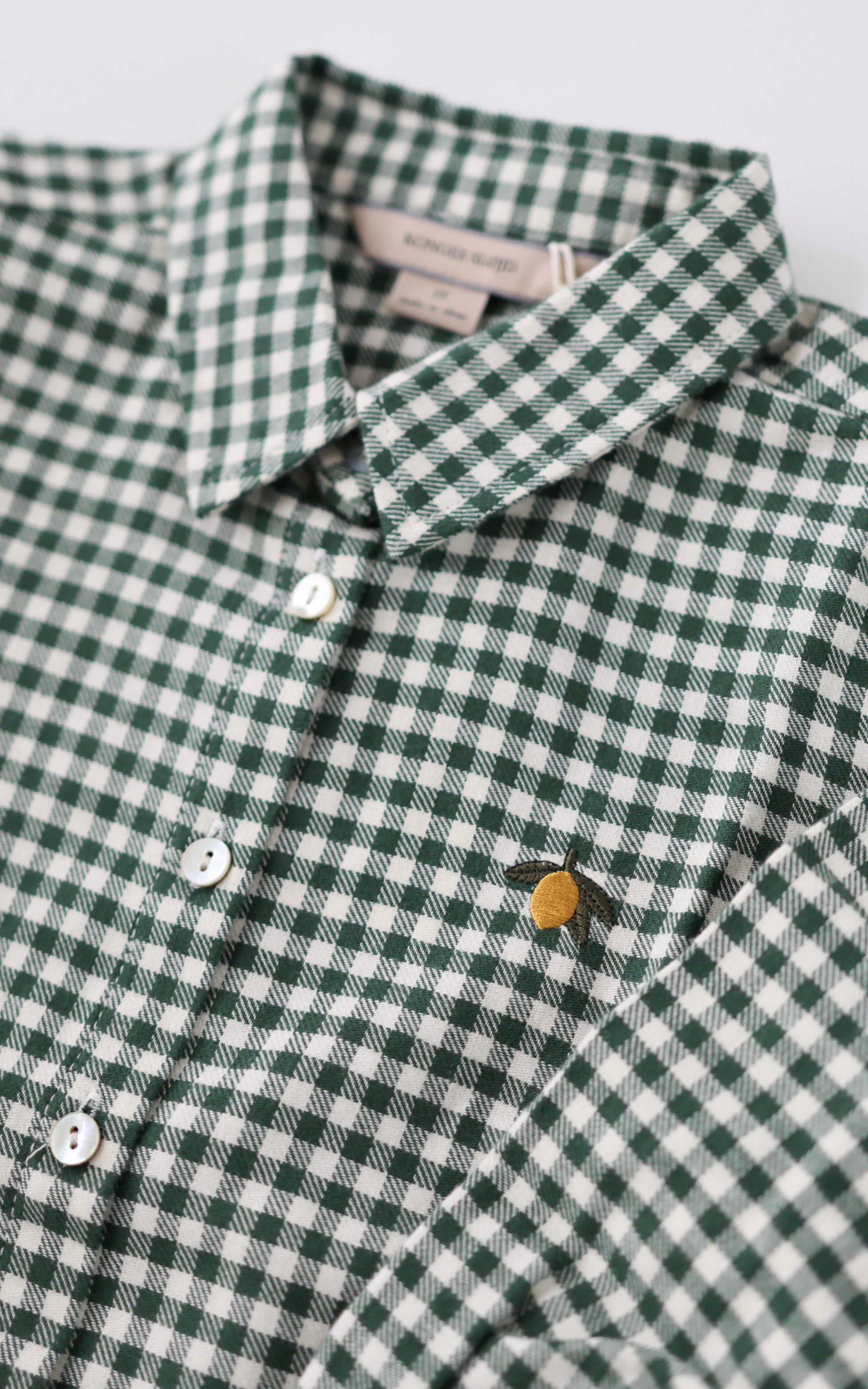 Foret LS Shirt - Green Check