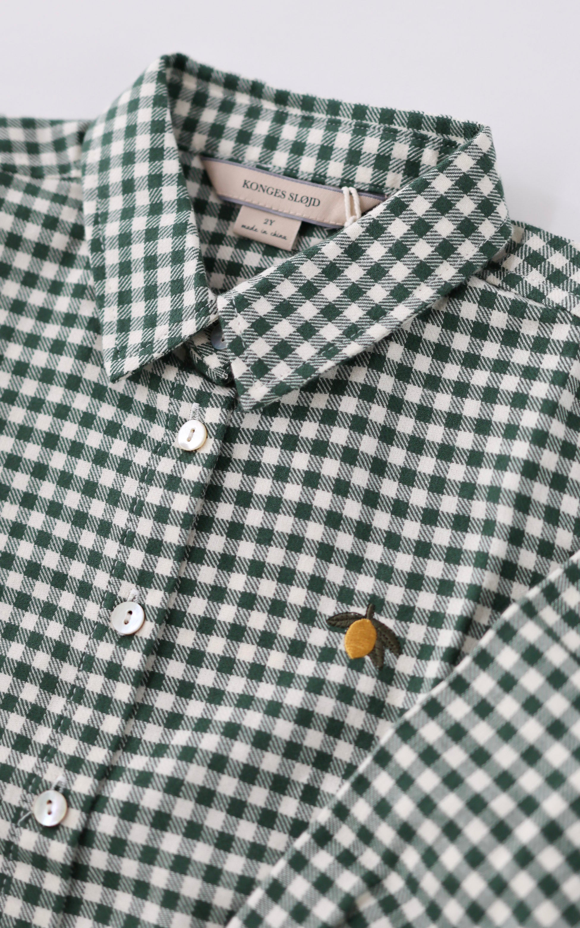 Foret LS Shirt - Green Check