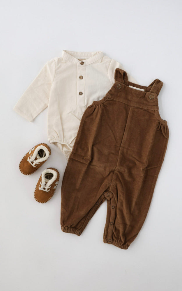 Baby Overall - Driftwood