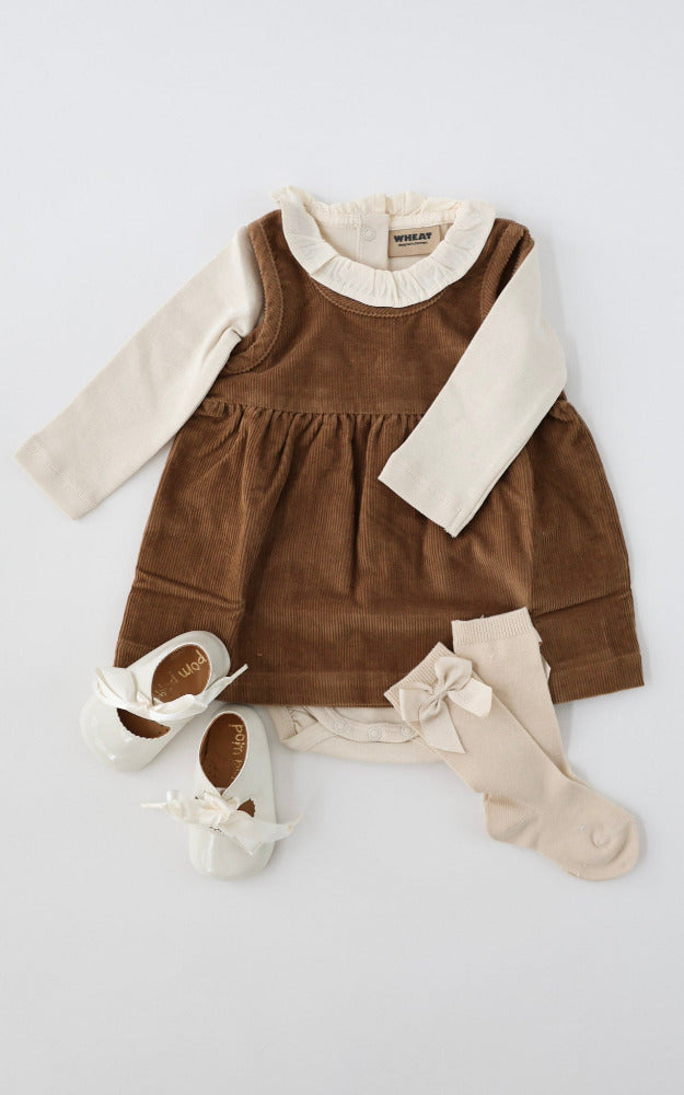Baby Spencer Dress - Driftwood