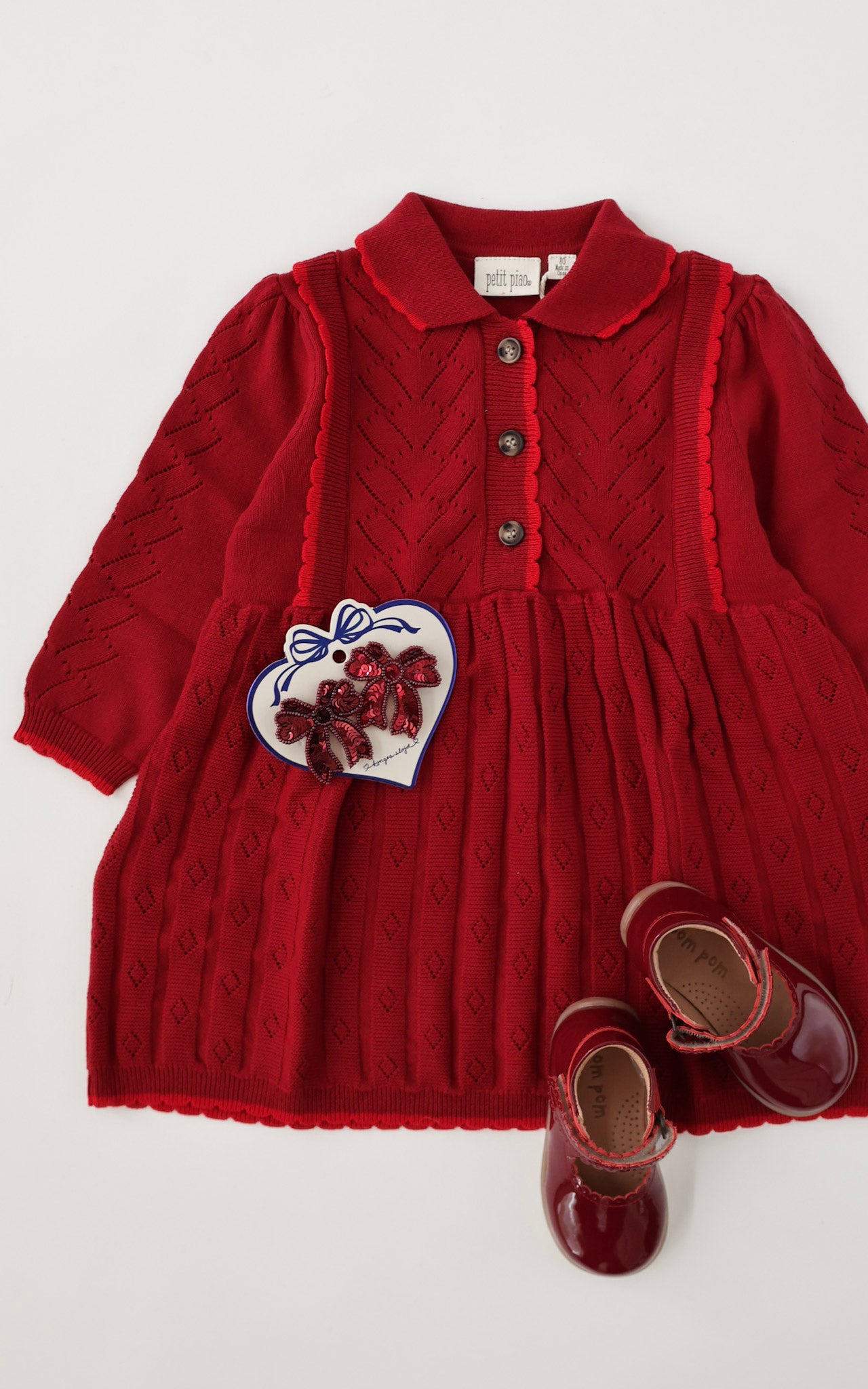 Daimi Knit Dress - Biking Red