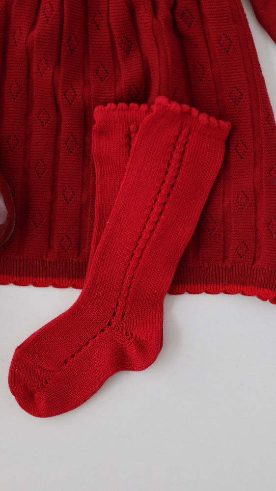 Hnésokkar - Red Velvet 578