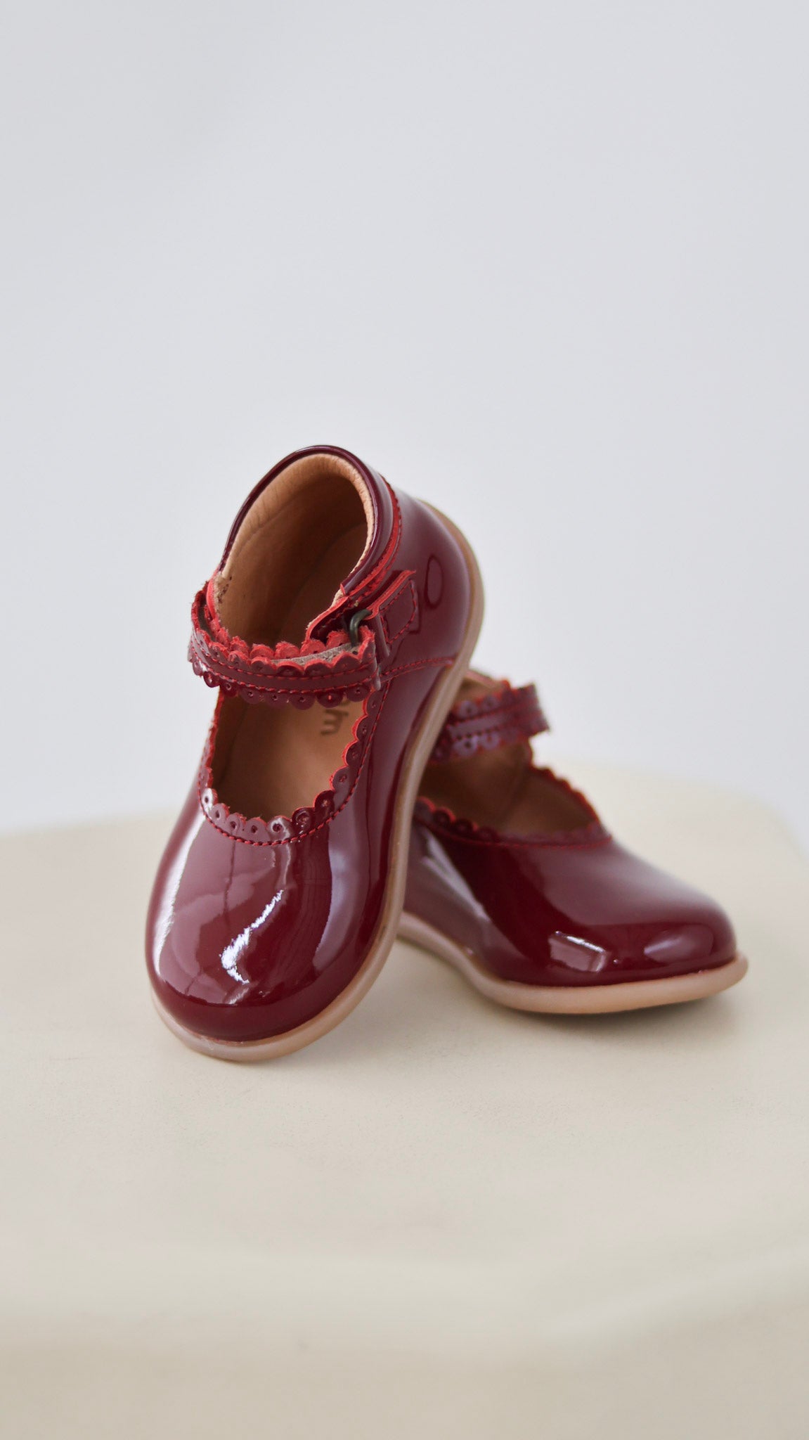 Starter Ballerina - Dark Red Patent