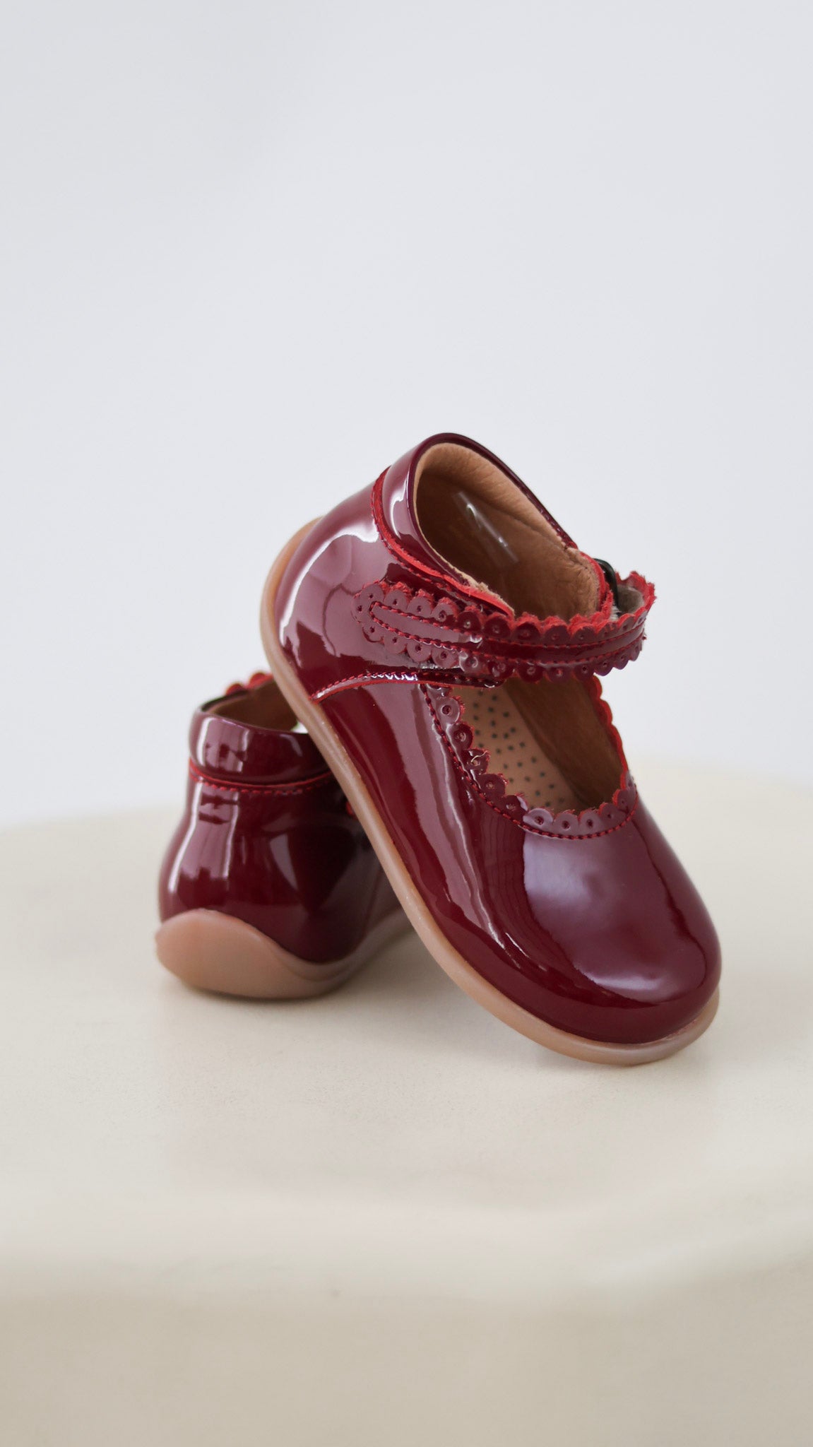 Starter Ballerina - Dark Red Patent