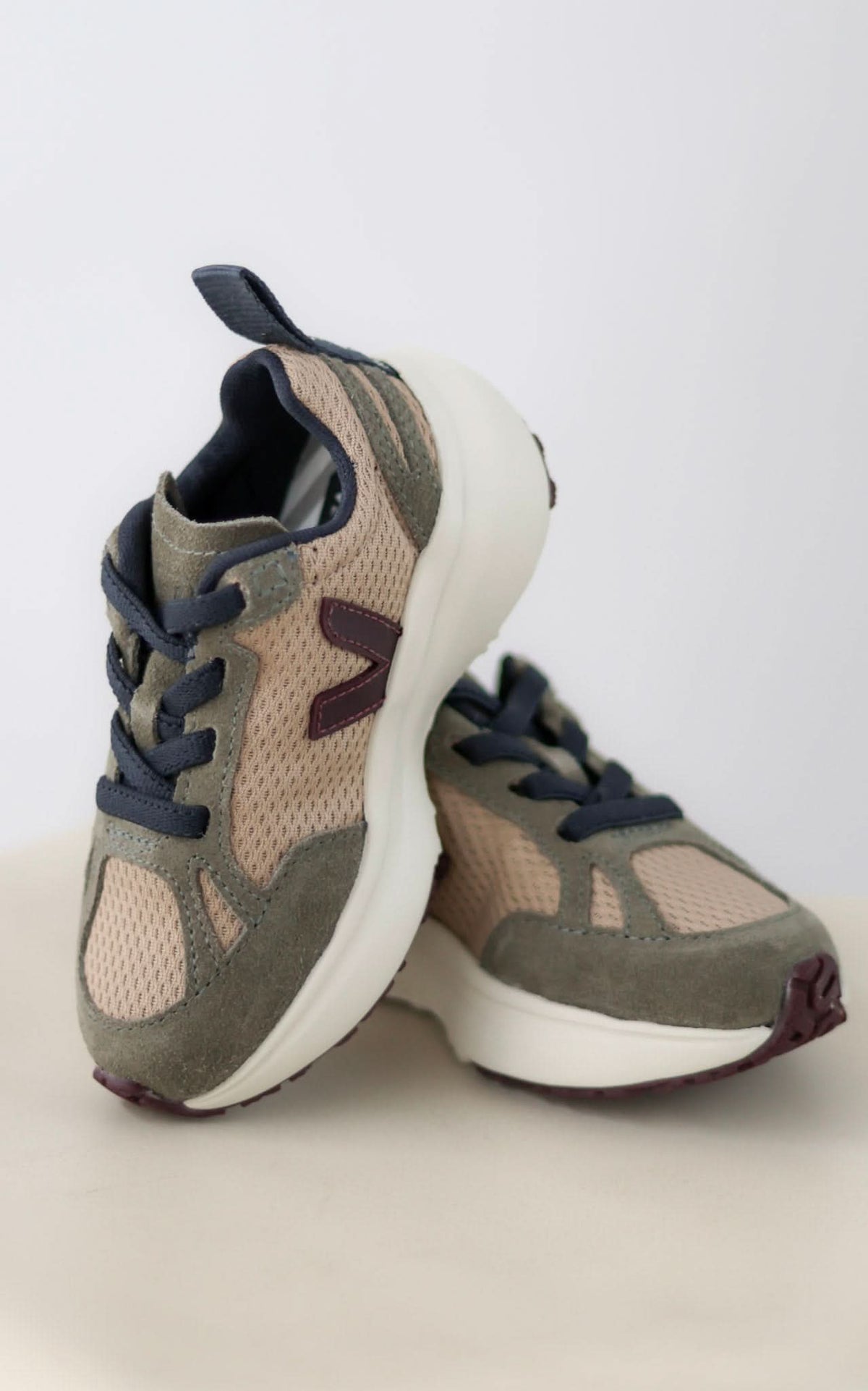 Bonpoint x Veja Canary Fabric Sneakers - Sahara Amarante