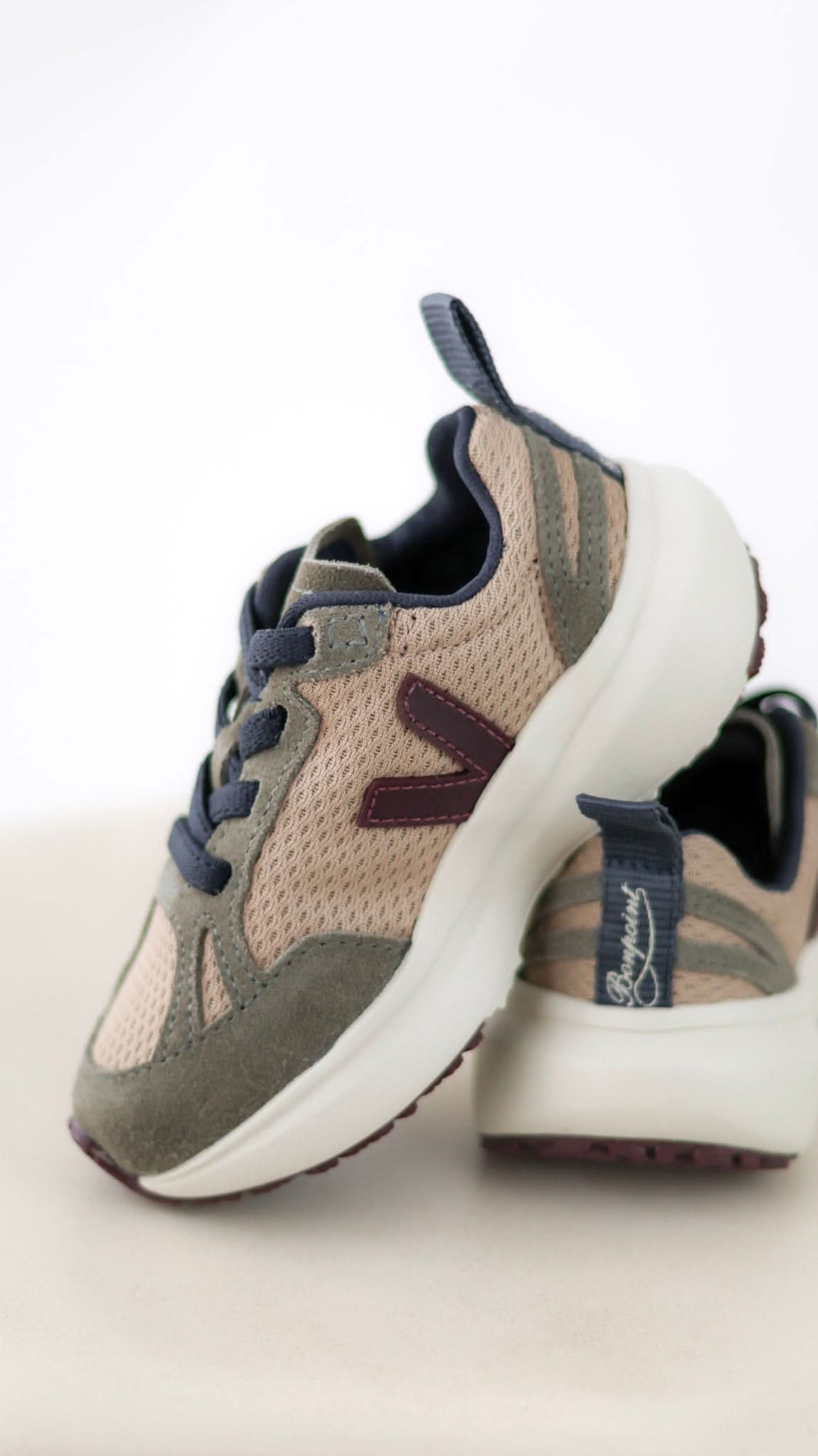 Bonpoint x Veja Canary Fabric Sneakers - Sahara Amarante