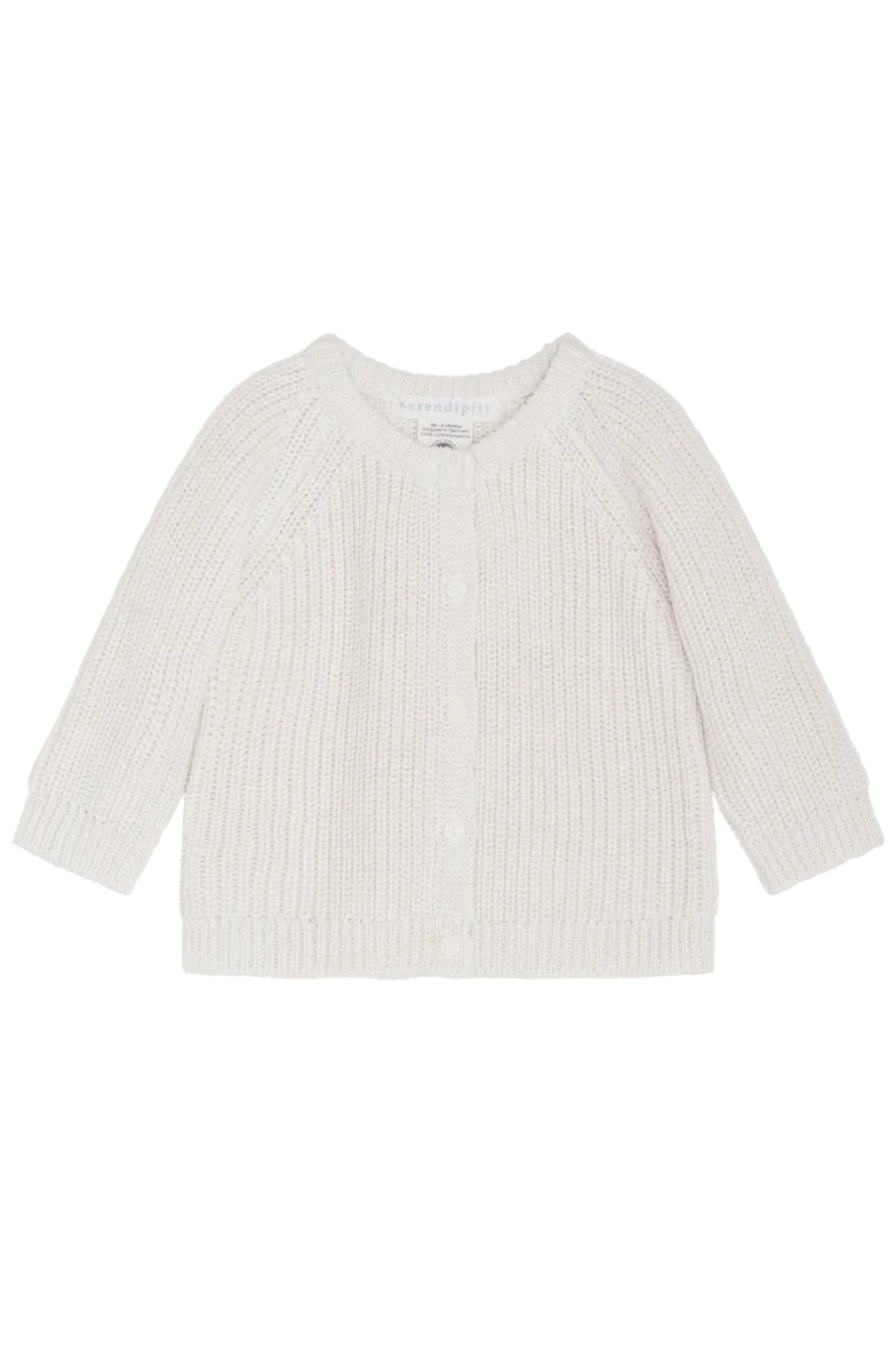Baby Patent Cardigan - Creme