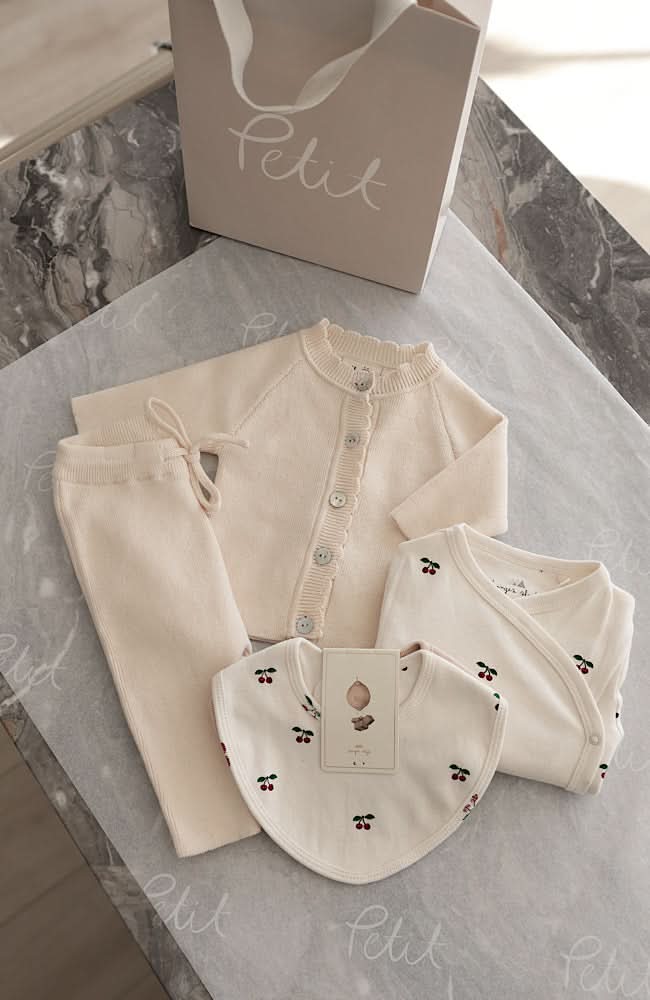2 Pack Basic Bibs - Cherry