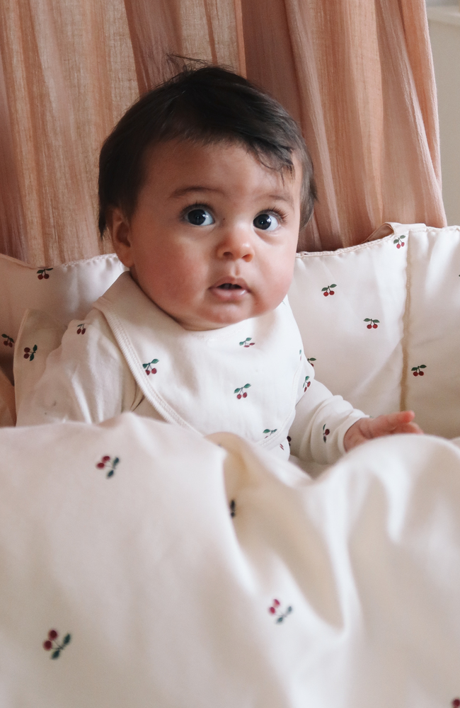 2 Pack Basic Bibs - Cherry