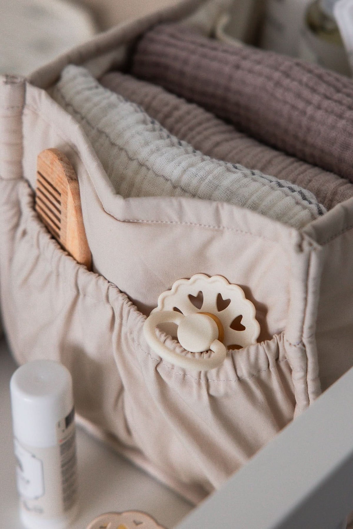 Diaper Caddy - Morning Beige