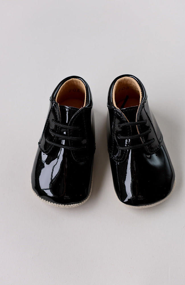 Beginners™ Lace Shoe - Black Patent
