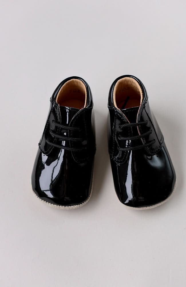 Beginners™ Lace Shoe - Black Patent
