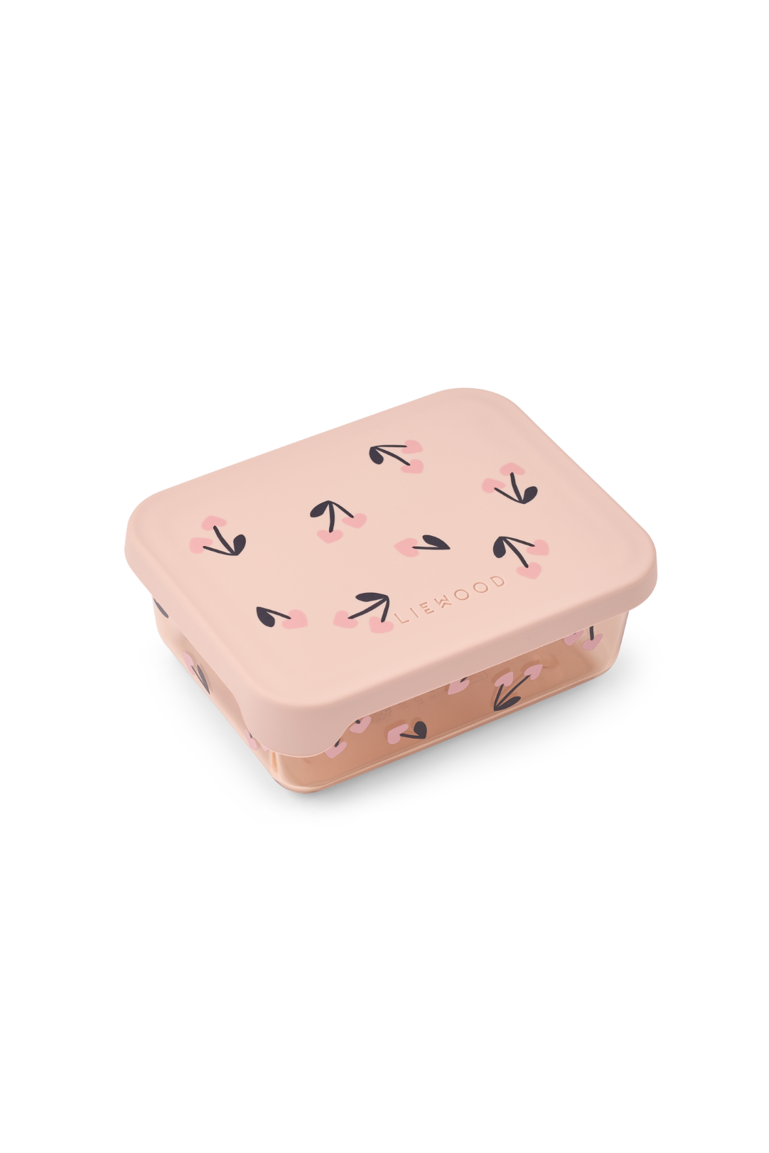 Ako Tritan Snack Box - Cherry Heart / Rosey