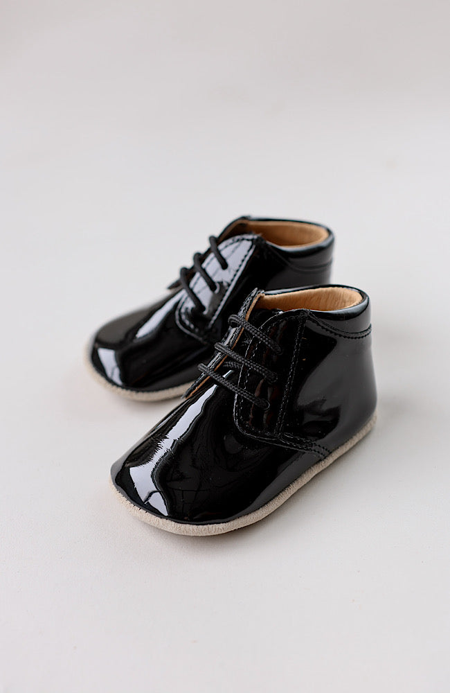 Beginners™ Lace Shoe - Black Patent
