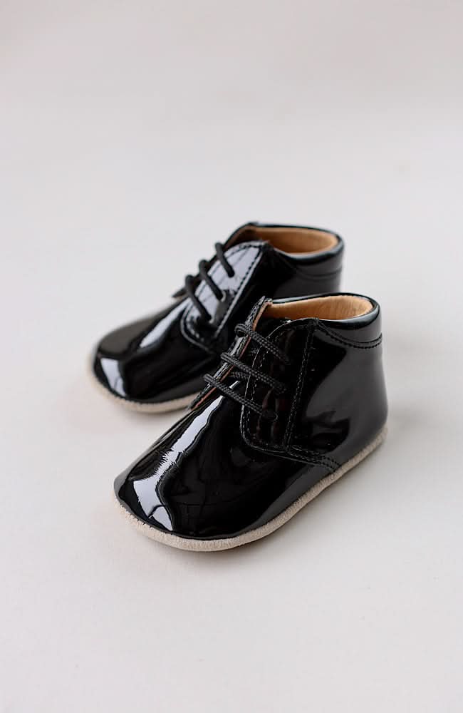 Beginners™ Lace Shoe - Black Patent