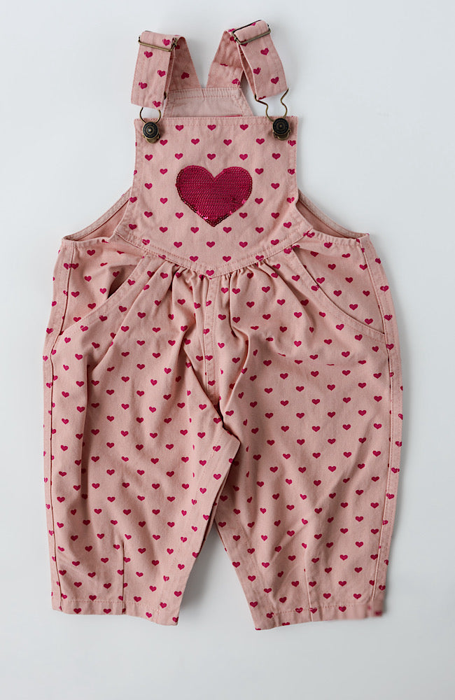 Nola Sequin Overalls - Berry Coeur