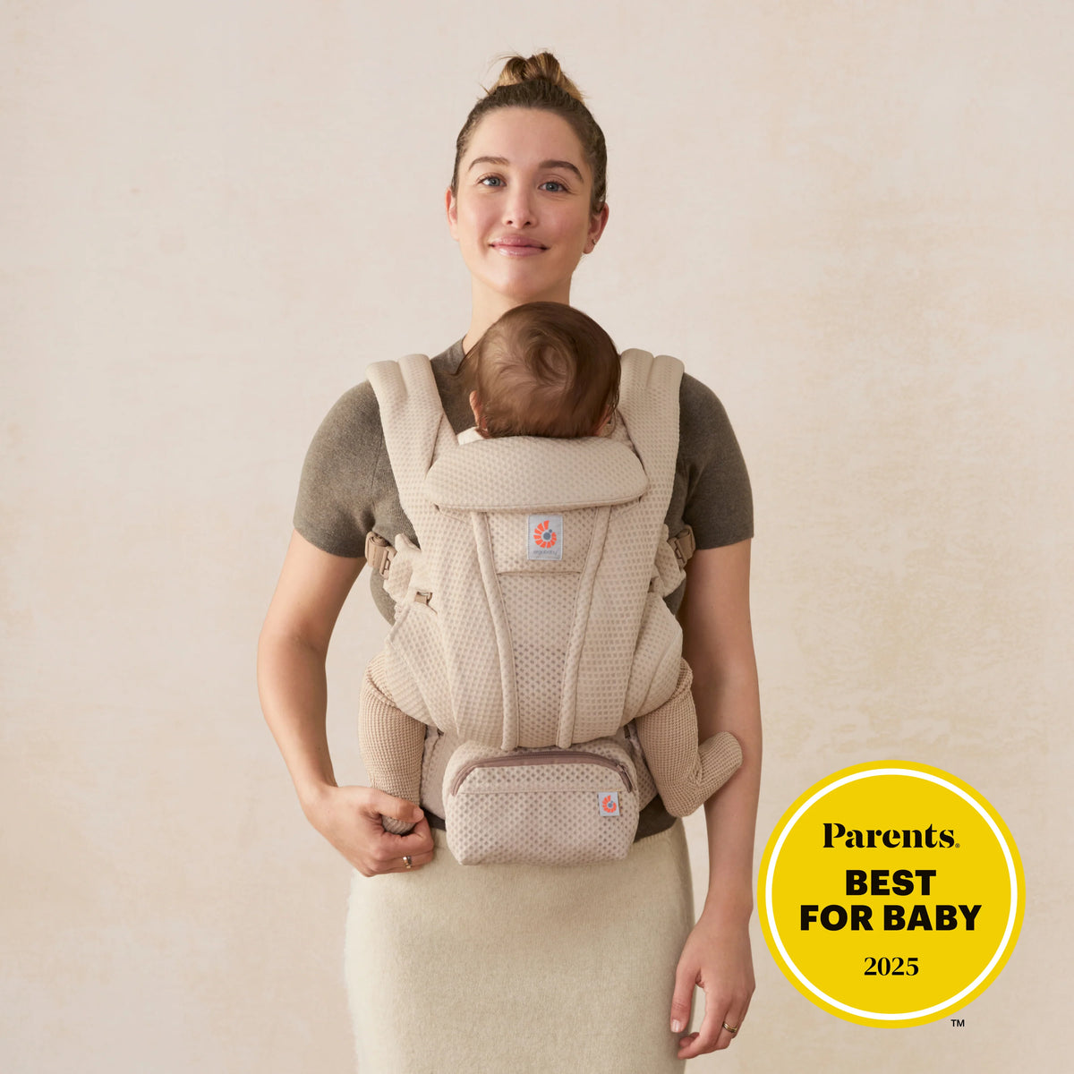 Burðarpoki Omni Deluxe Mesh - Natural Beige