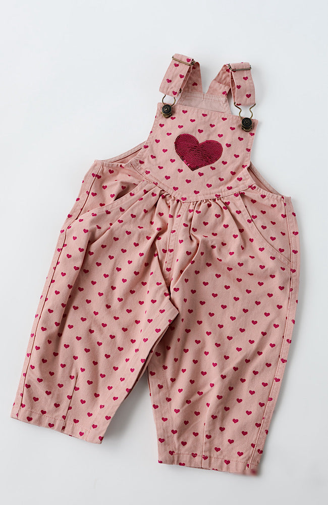 Nola Sequin Overalls - Berry Coeur