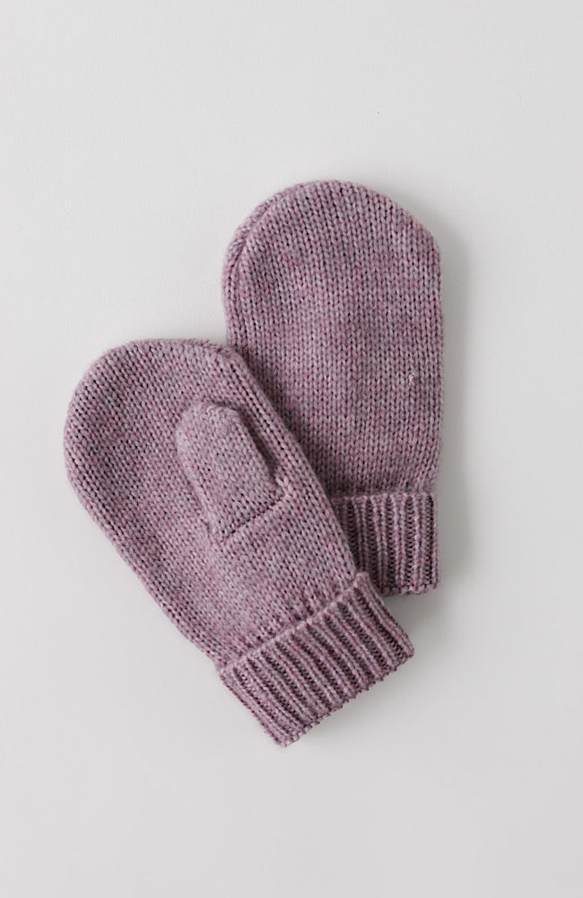Isa Wool Mittens - Lavender Mist