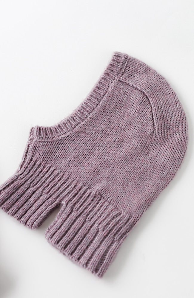 Isa Wool Balaclava - Lavender Mist