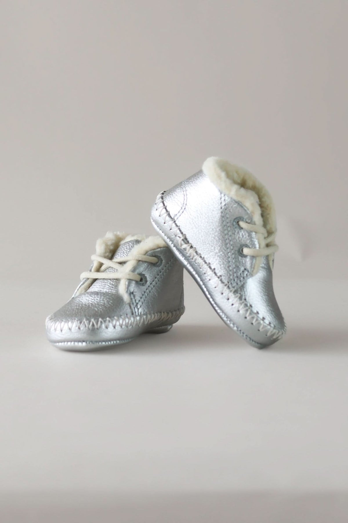 Baby Light ZZ Suede - Silver/Pierre