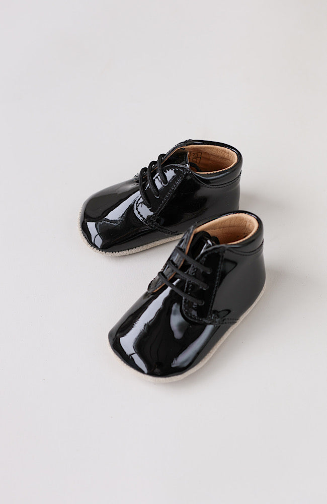 Beginners™ Lace Shoe - Black Patent