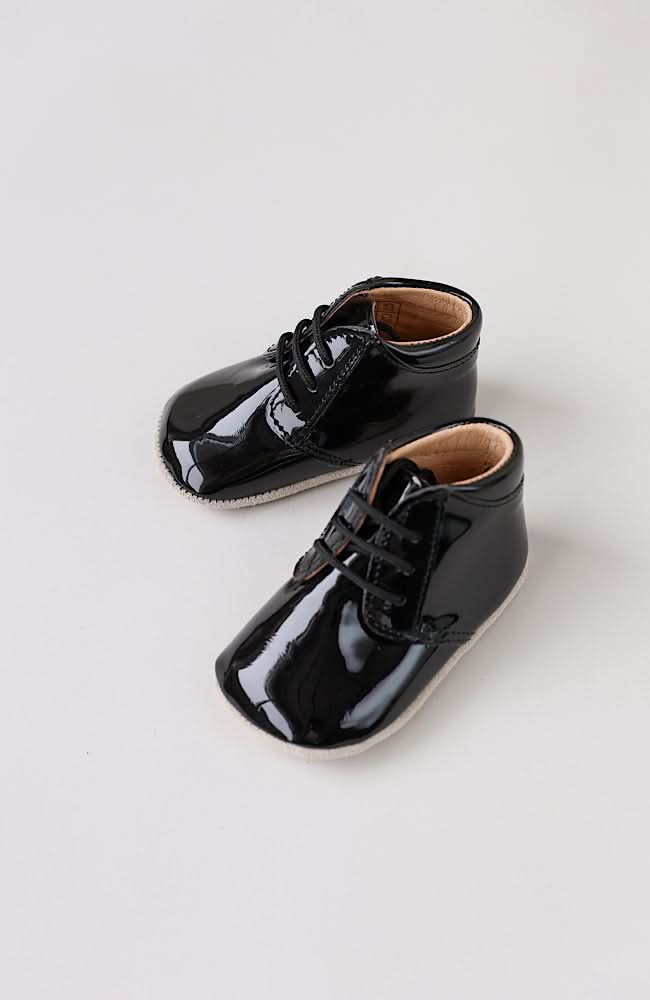 Beginners™ Lace Shoe - Black Patent