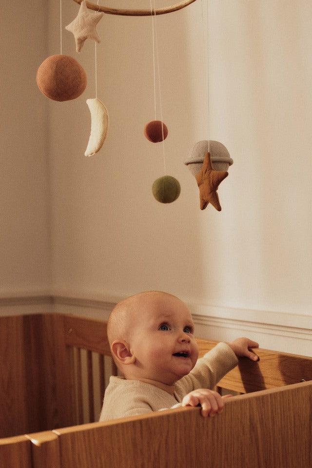 Tilu Baby Cot - Natural Oak