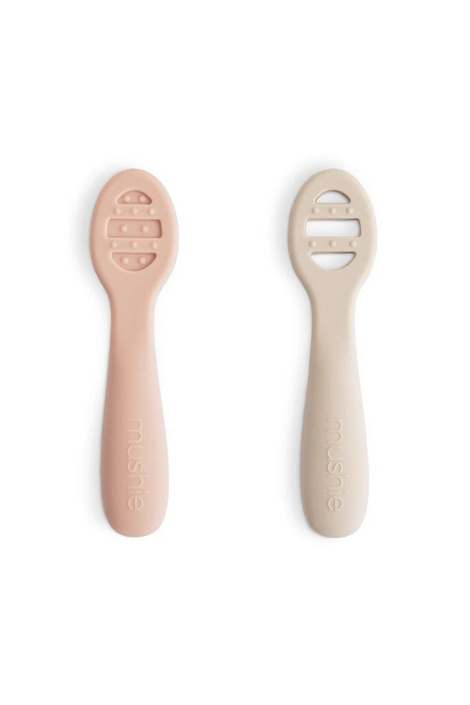 First Feeding Spoons 2pk - Blush/Shifting Sand