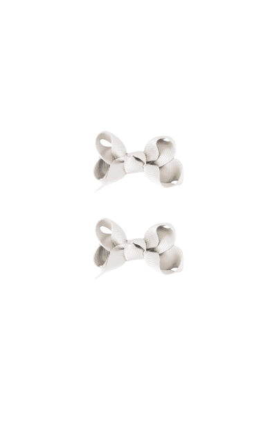 Small Bows 2pk - White