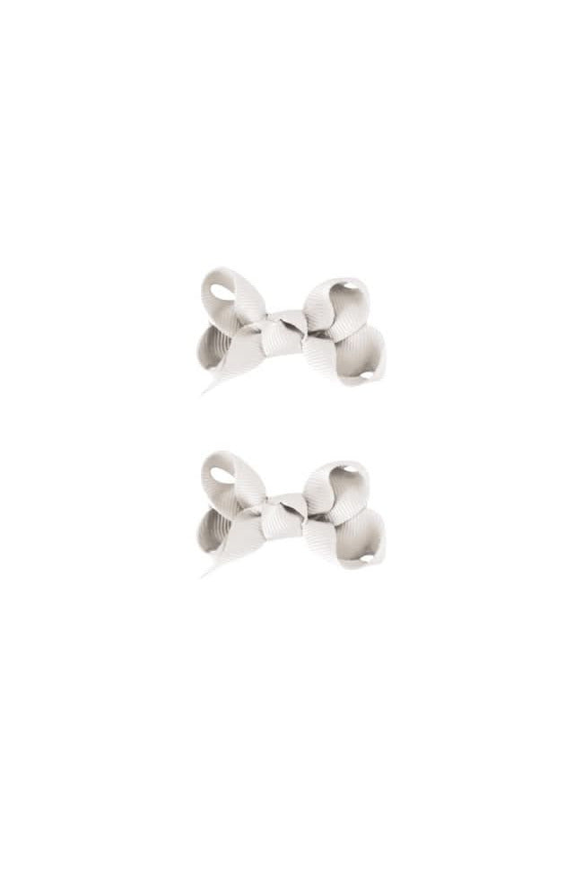 Small Bows 2pk - White