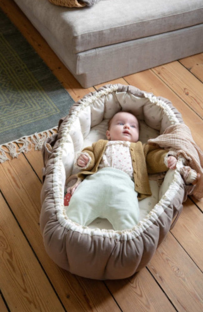 Sebra 3-in-1 Babynest - Sophora Leaves