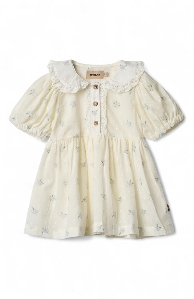 Dress S/S Adele - Blue Flowers