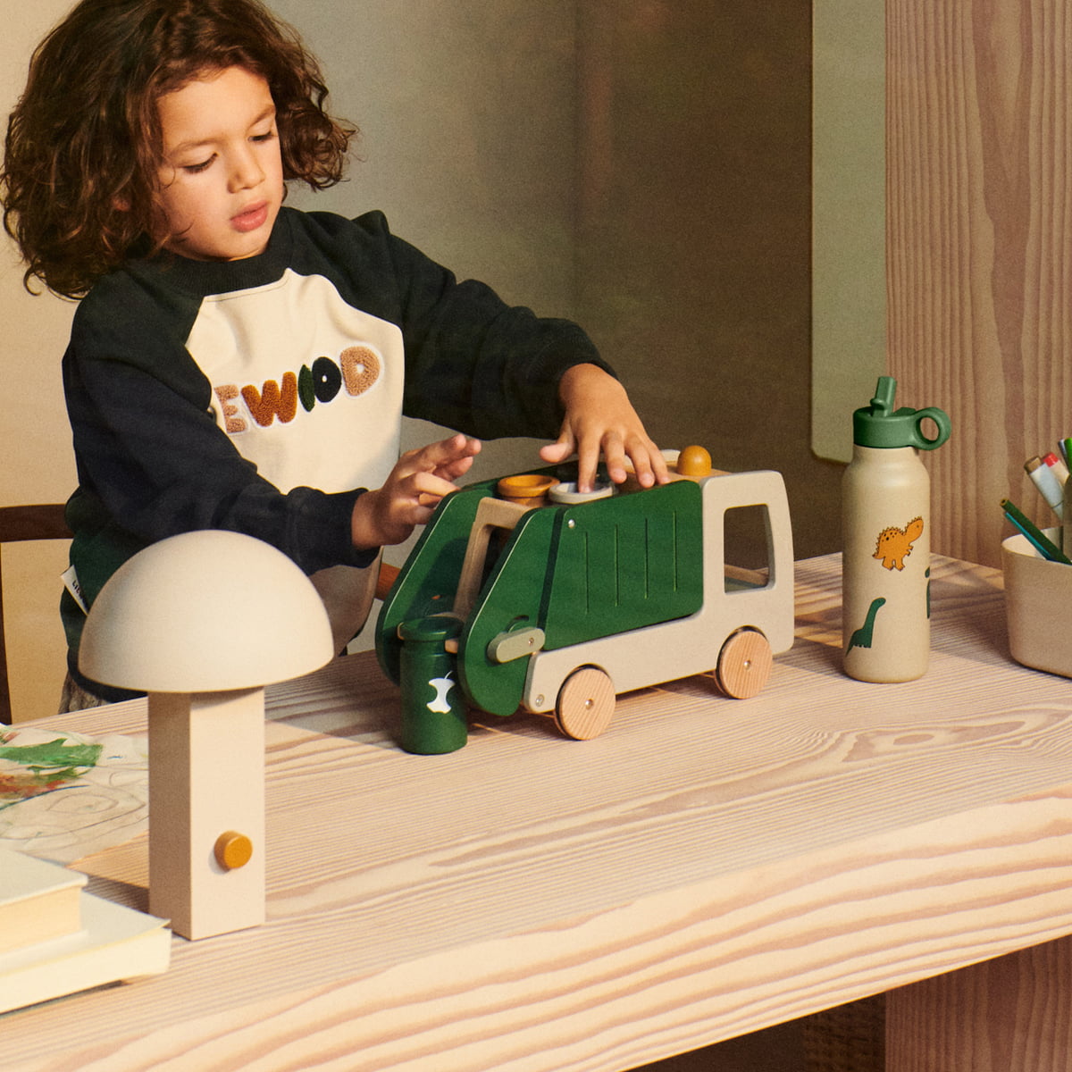 Irina Recycling Truck - Sandy Multi Mix