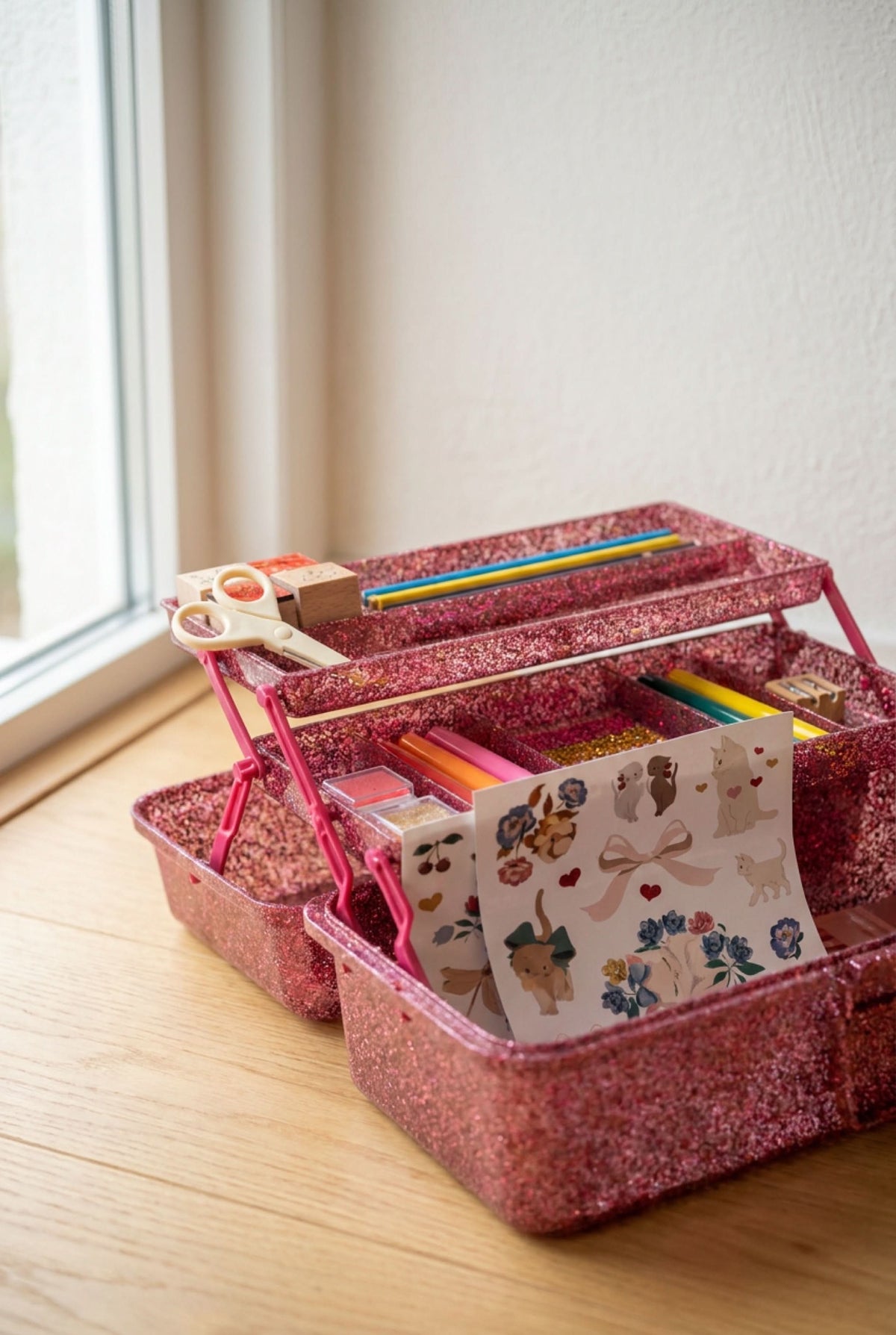 Creative Caddy - Kitty Glitter Rose