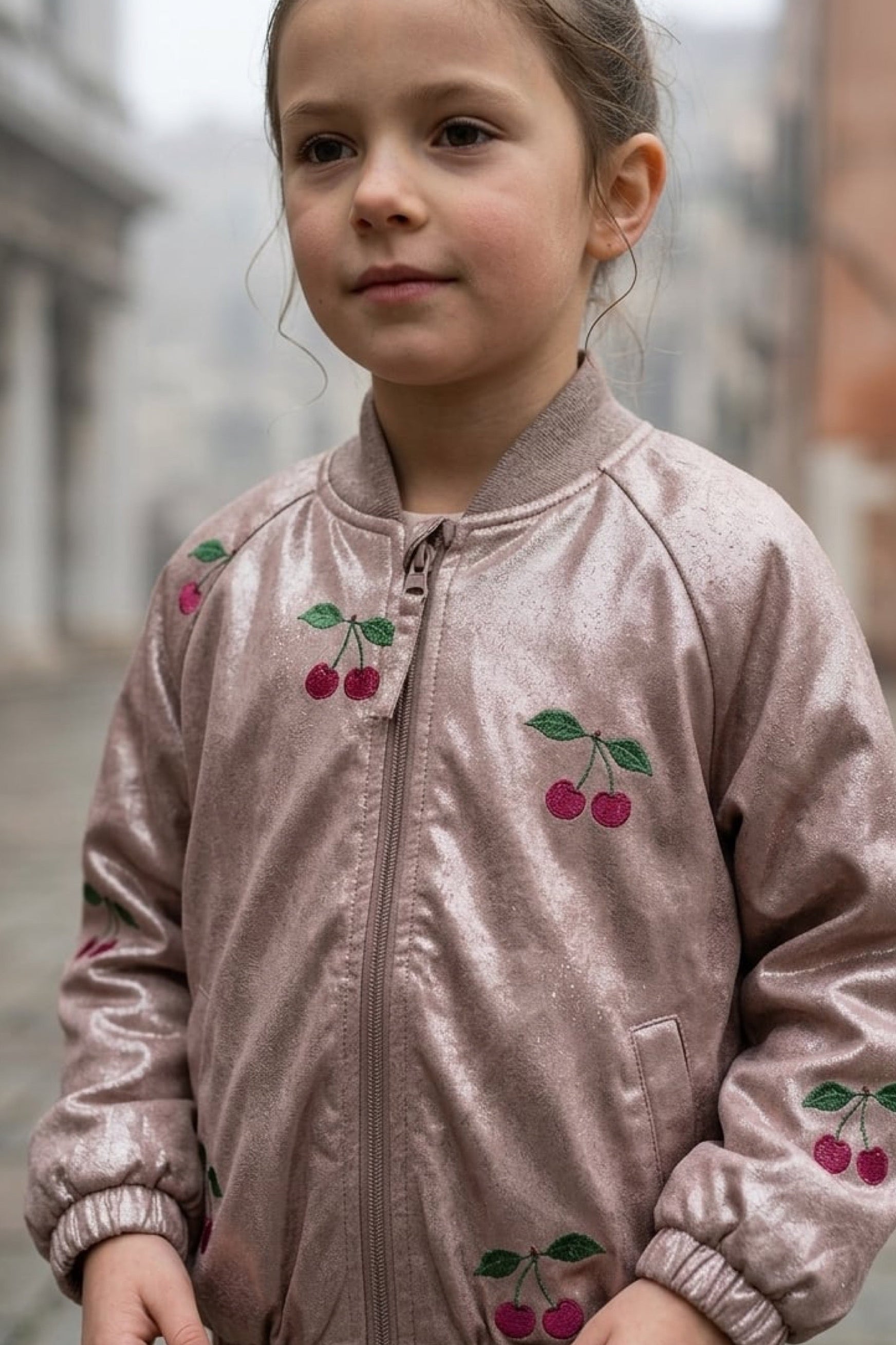 Juno Sparkle Bomber Jacket - Ma Grande Cerise
