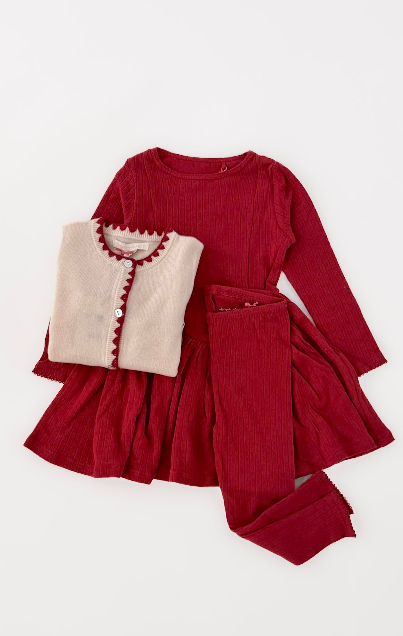 Minnie Dress - Red Dahlia